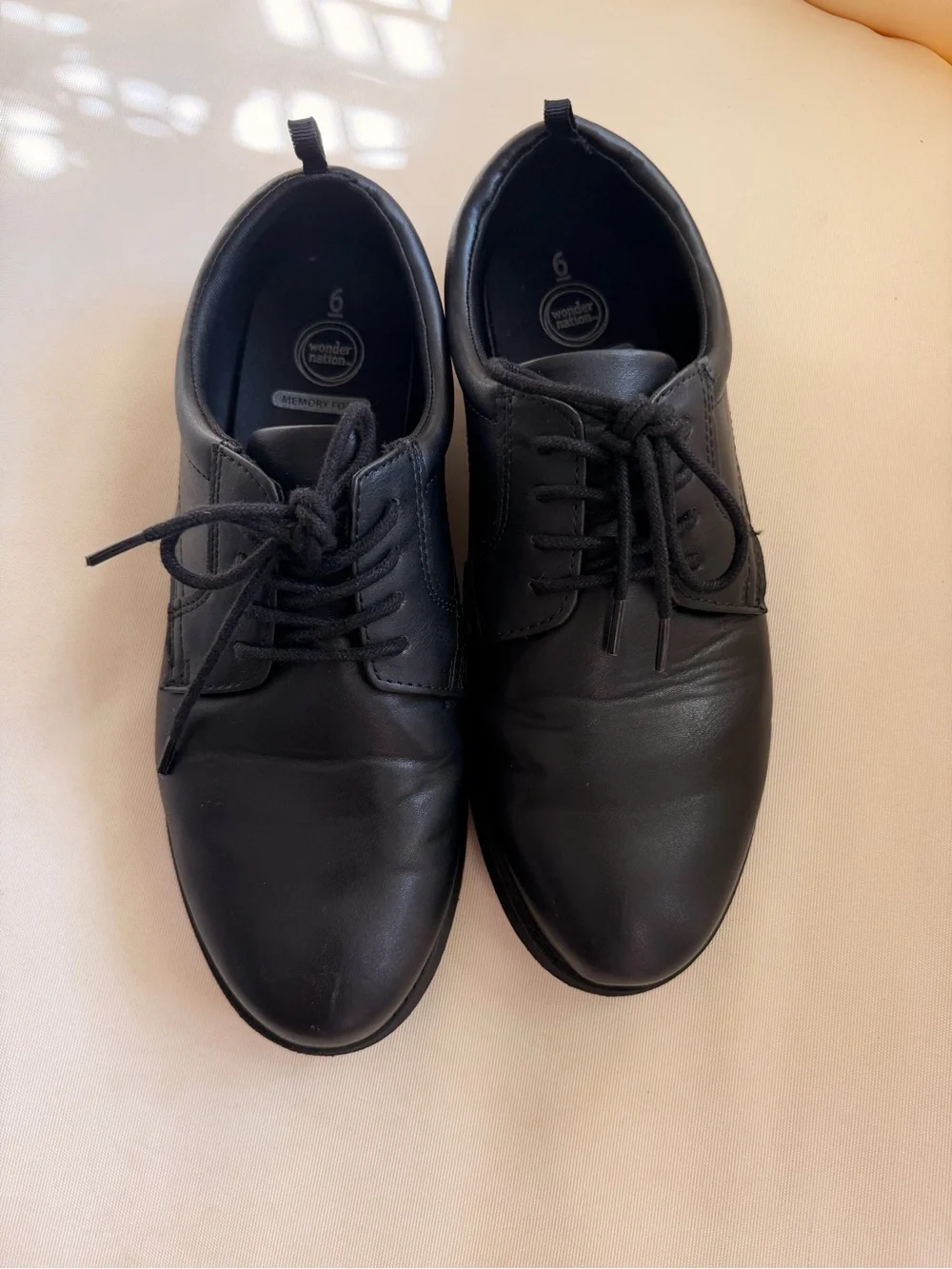 Boy’s Black Leather Dress Shoes